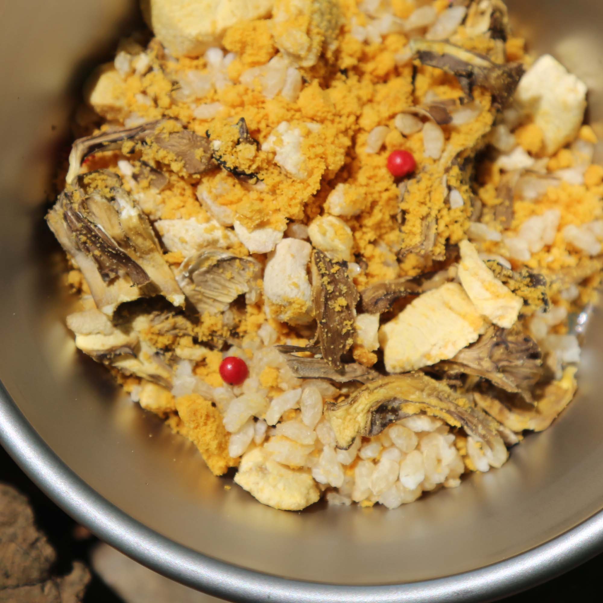 鶏と舞茸のシェリー煮込み(リゾット仕立て)