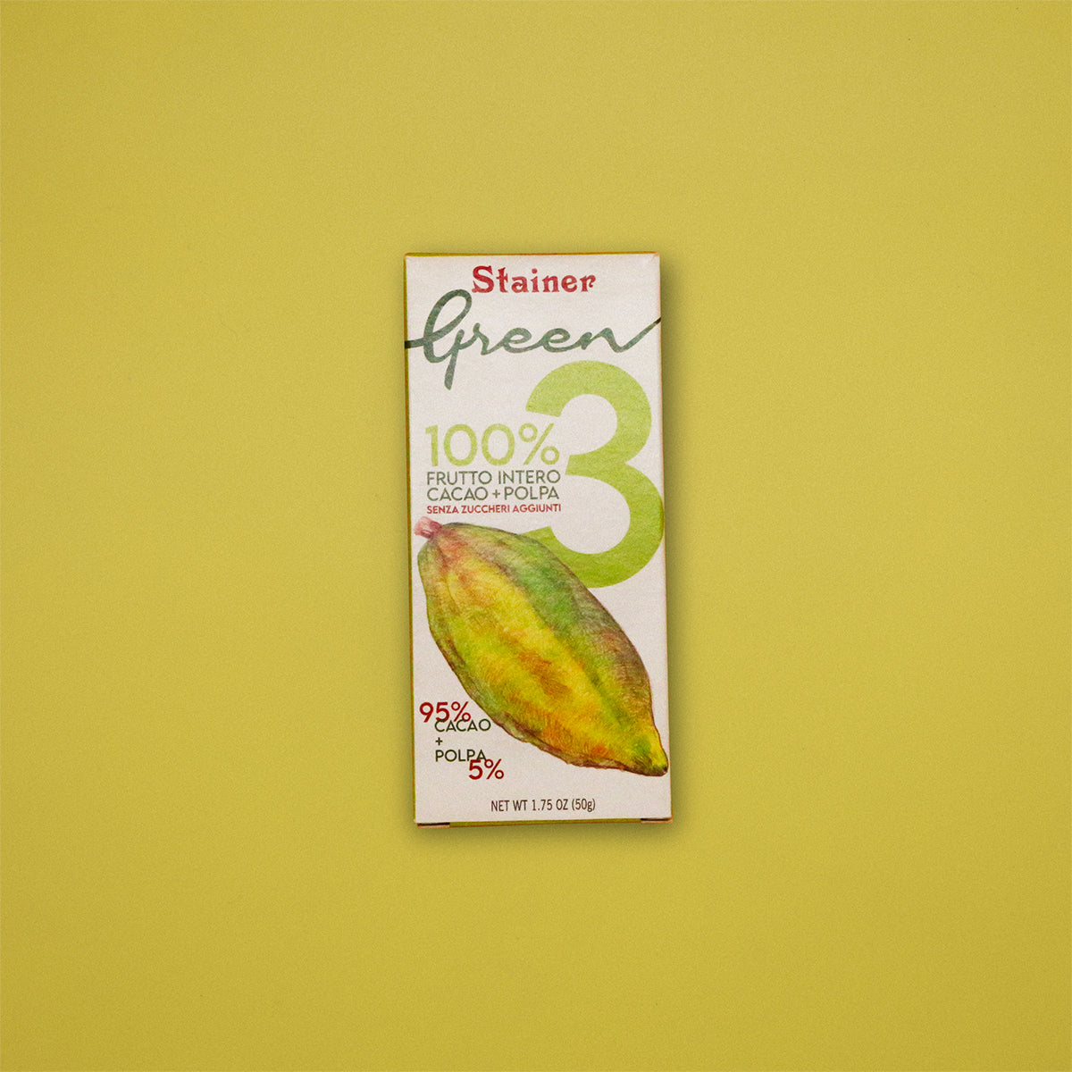 【カカオ】 スタイナー グリーンシリーズ タブレット1 -カカオ97%＋カカオ果肉3